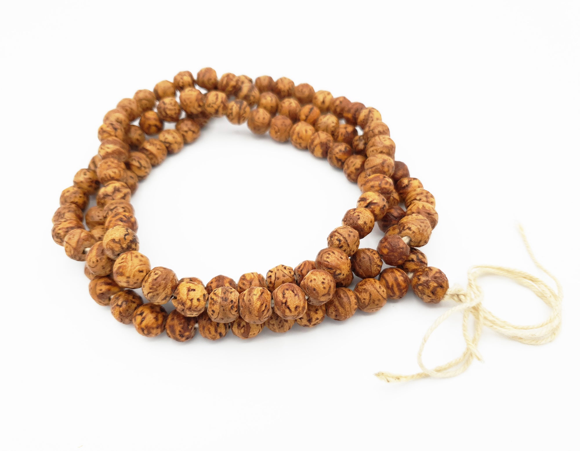 Bodhi Mala 108 Carved Bodhi Seed