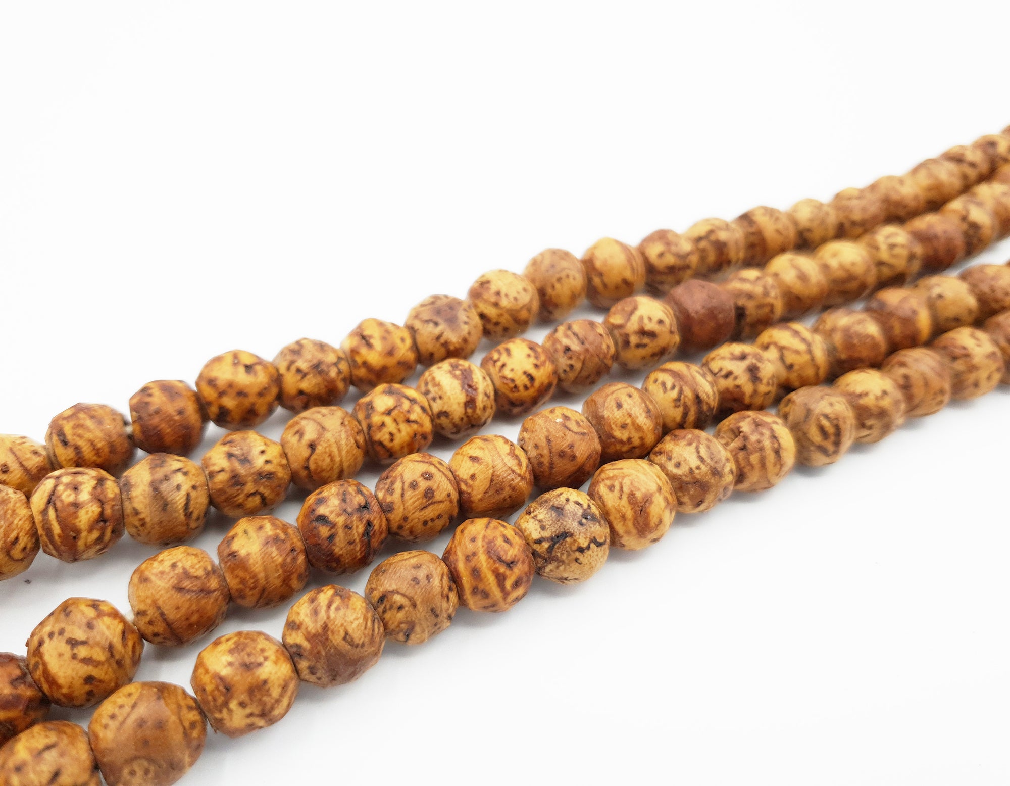 Bodhi Mala 108 Carved Bodhi Seed