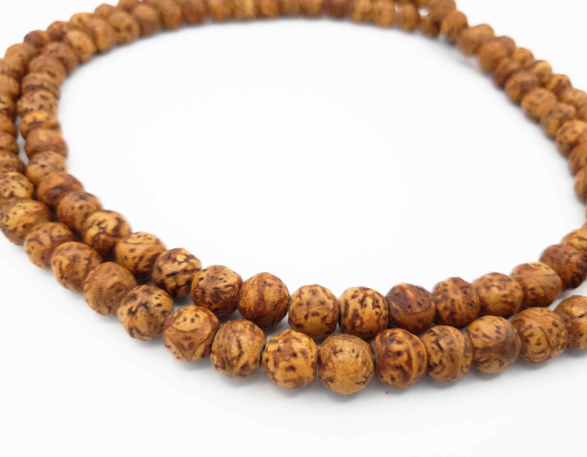 Bodhi Mala 108 Carved Bodhi Seed